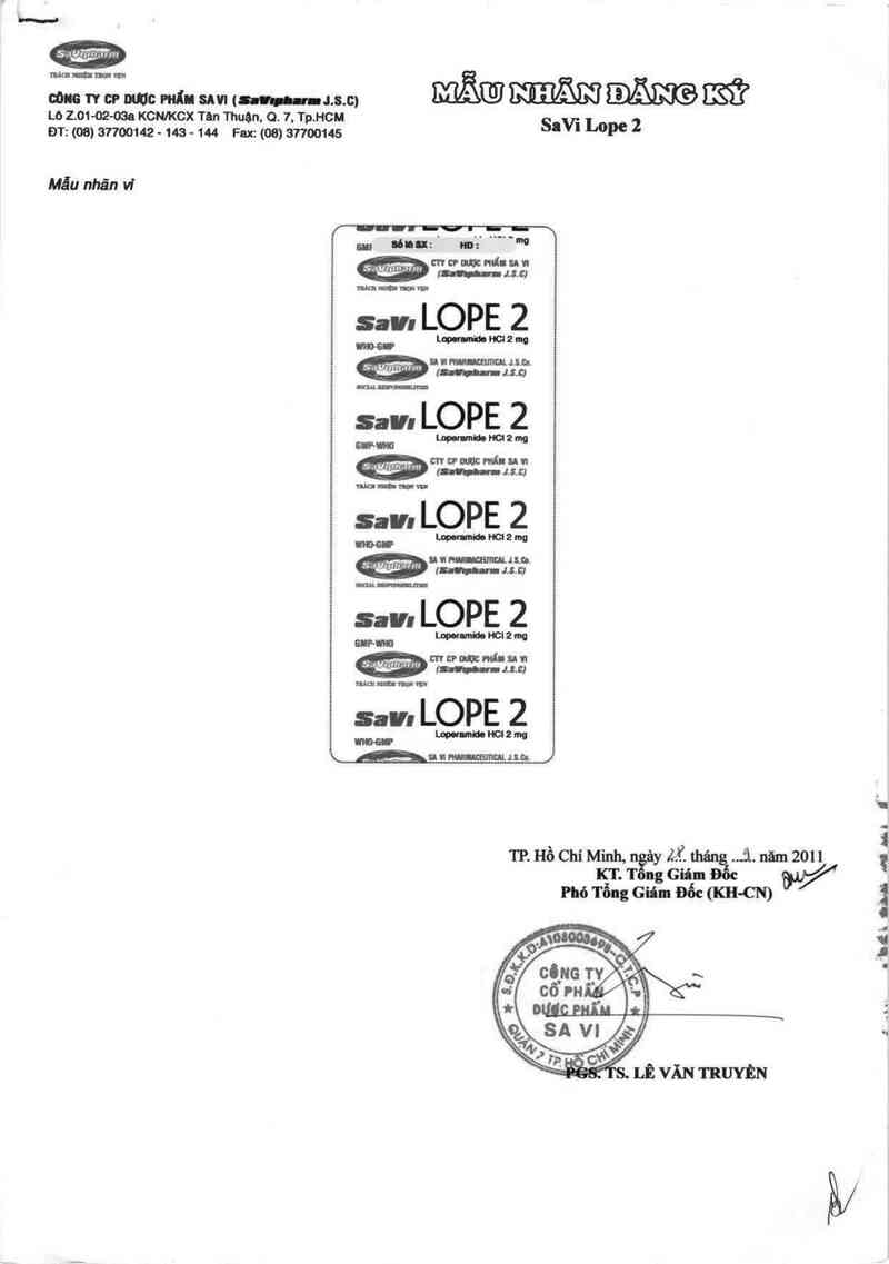 thông tin, cách dùng, giá thuốc SaViLope 2 - ảnh 4