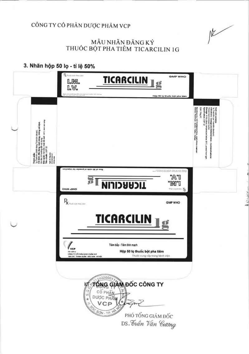 thông tin, cách dùng, giá thuốc Ticarcilin 1g - ảnh 2