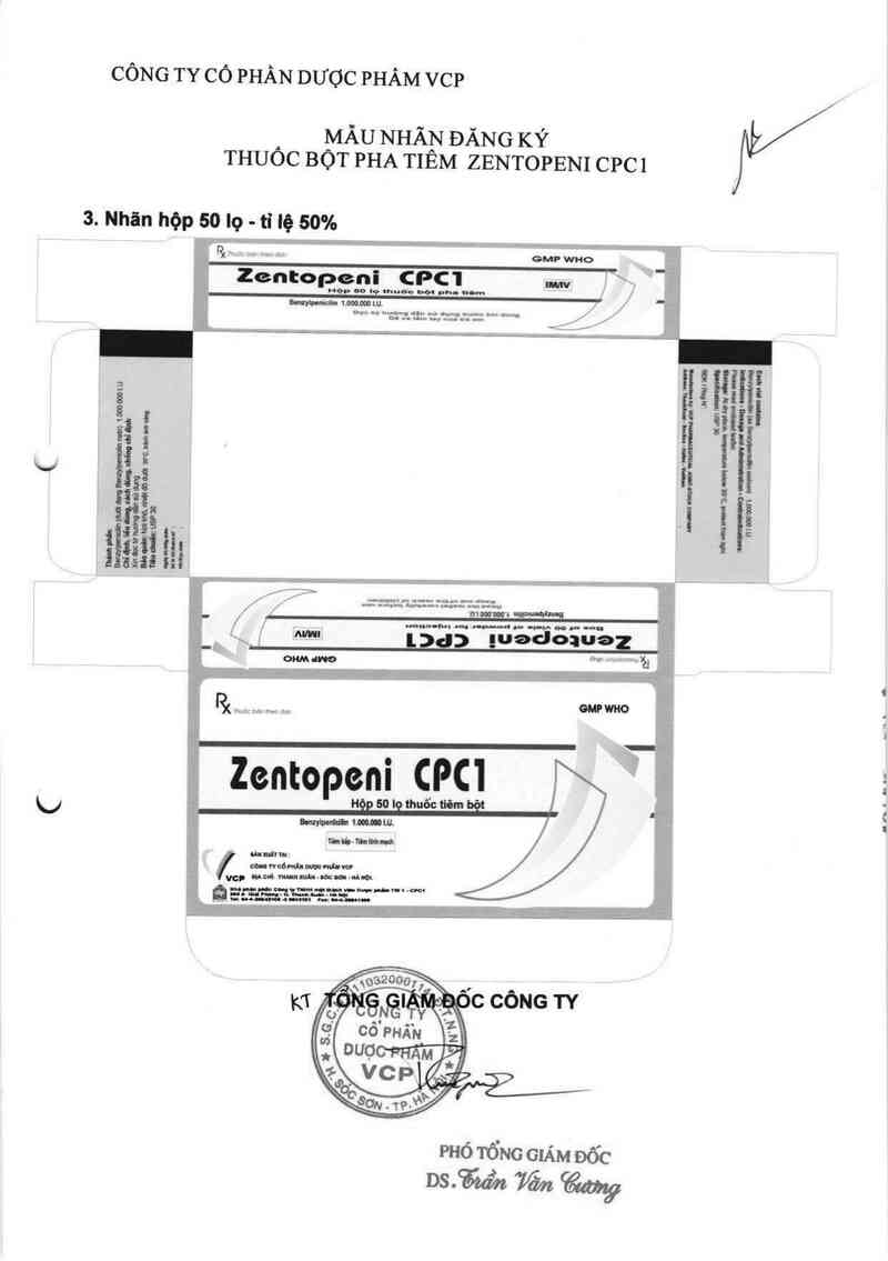 thông tin, cách dùng, giá thuốc Zentopeni CPC1 - ảnh 2