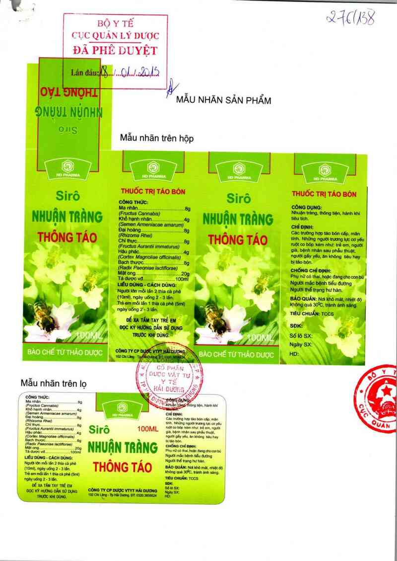 thông tin, cách dùng, giá thuốc Nhuận tràng thông táo - ảnh 0