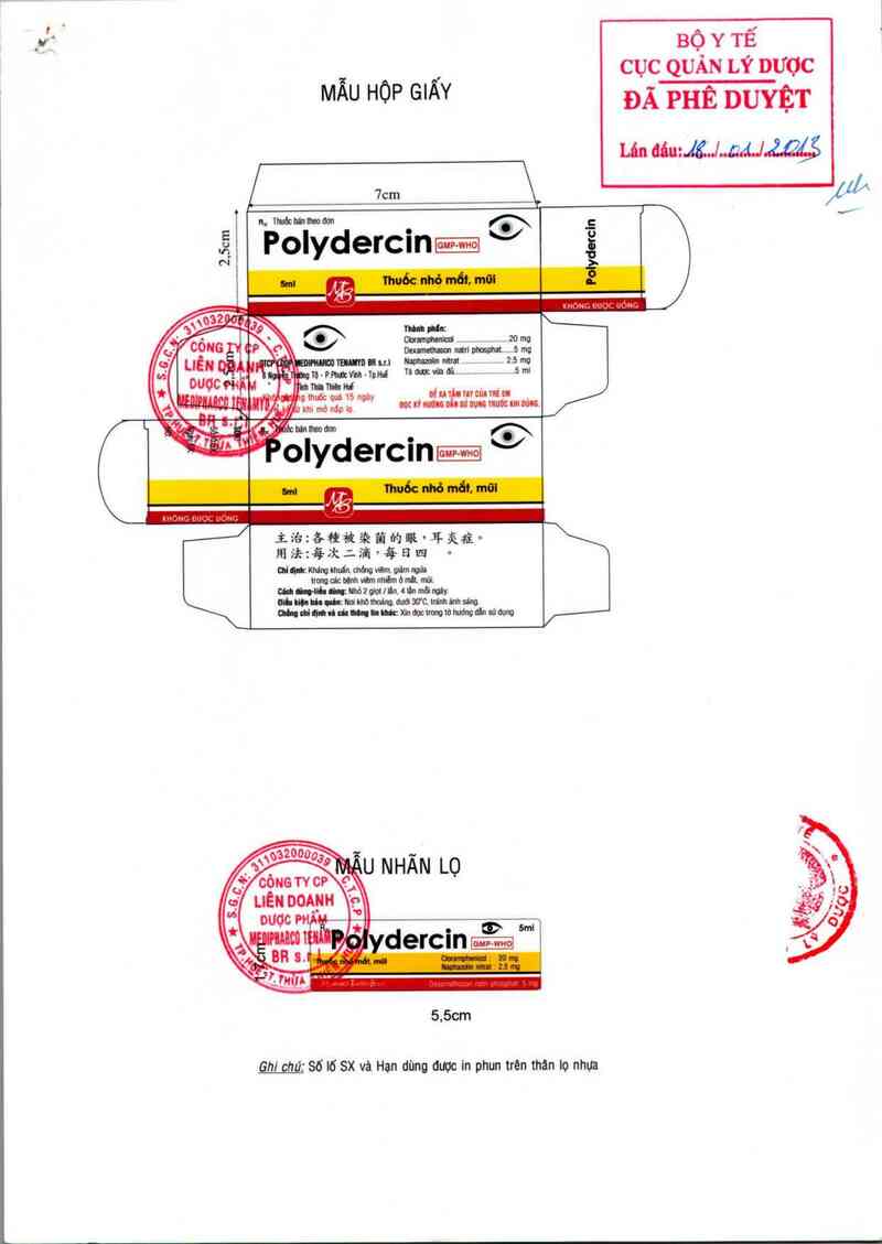 thông tin, cách dùng, giá thuốc Polydercin - ảnh 0