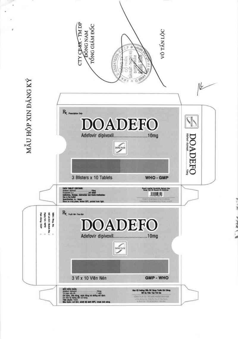 thông tin, cách dùng, giá thuốc Doadefo 10 mg - ảnh 2