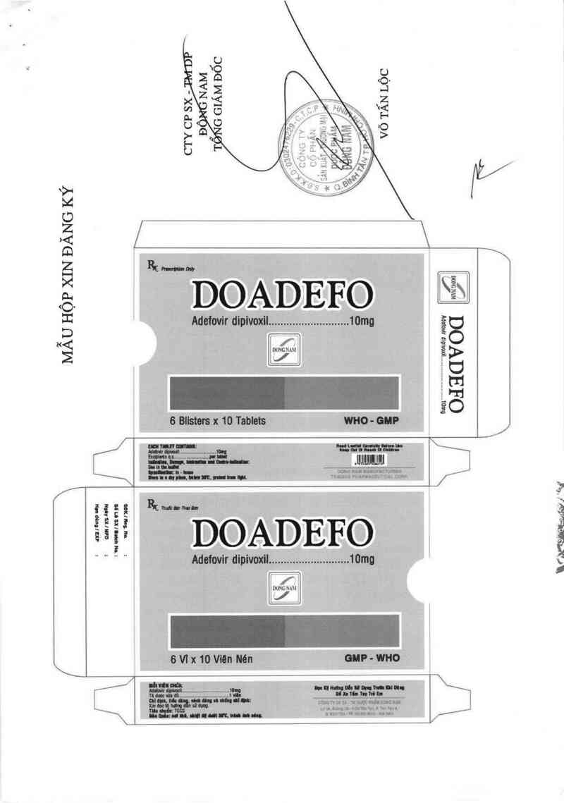 thông tin, cách dùng, giá thuốc Doadefo 10 mg - ảnh 3