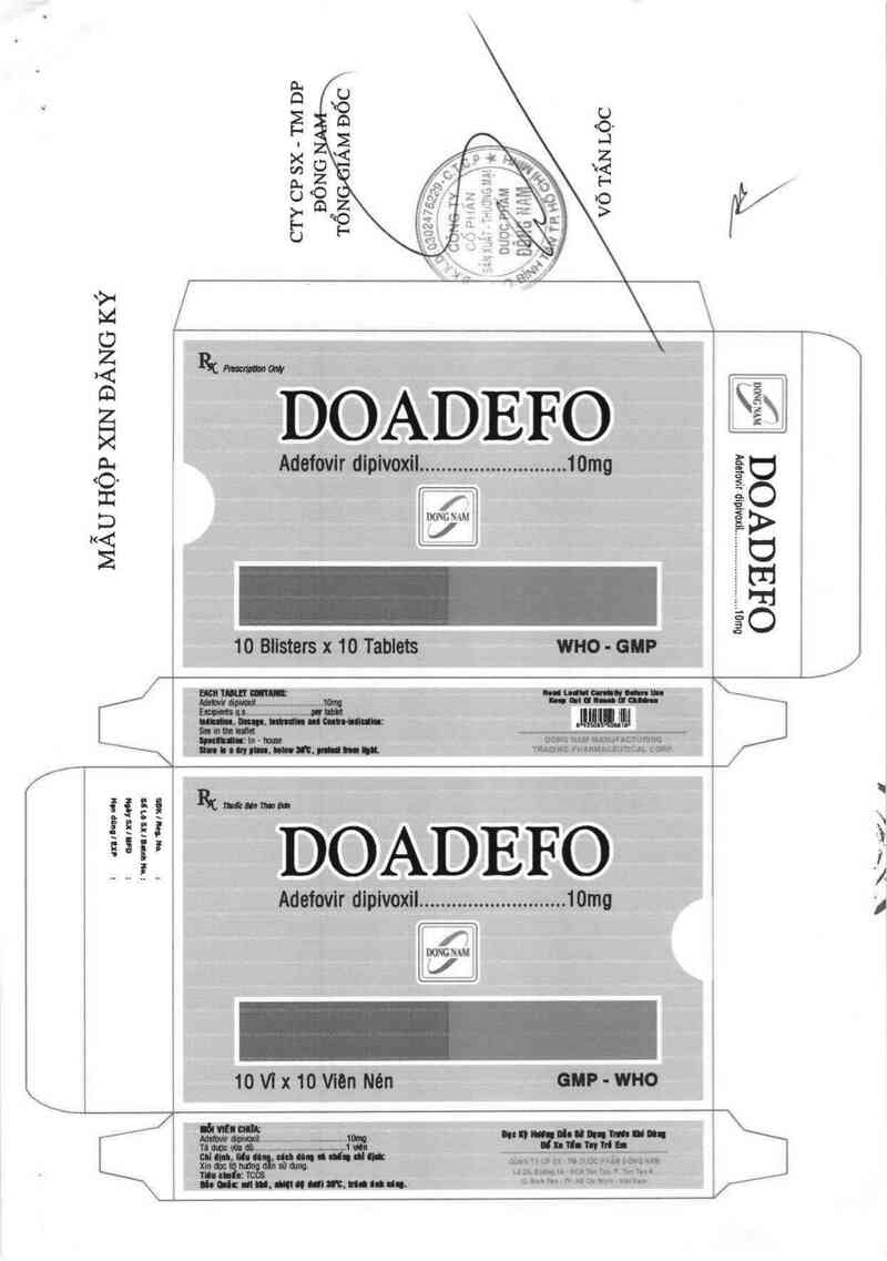 thông tin, cách dùng, giá thuốc Doadefo 10 mg - ảnh 4