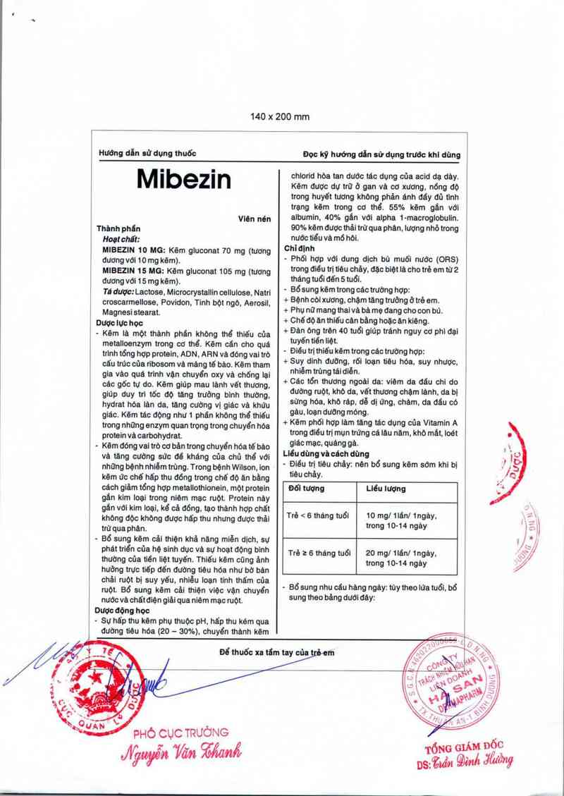 thông tin, cách dùng, giá thuốc Mibezin 10 mg - ảnh 2