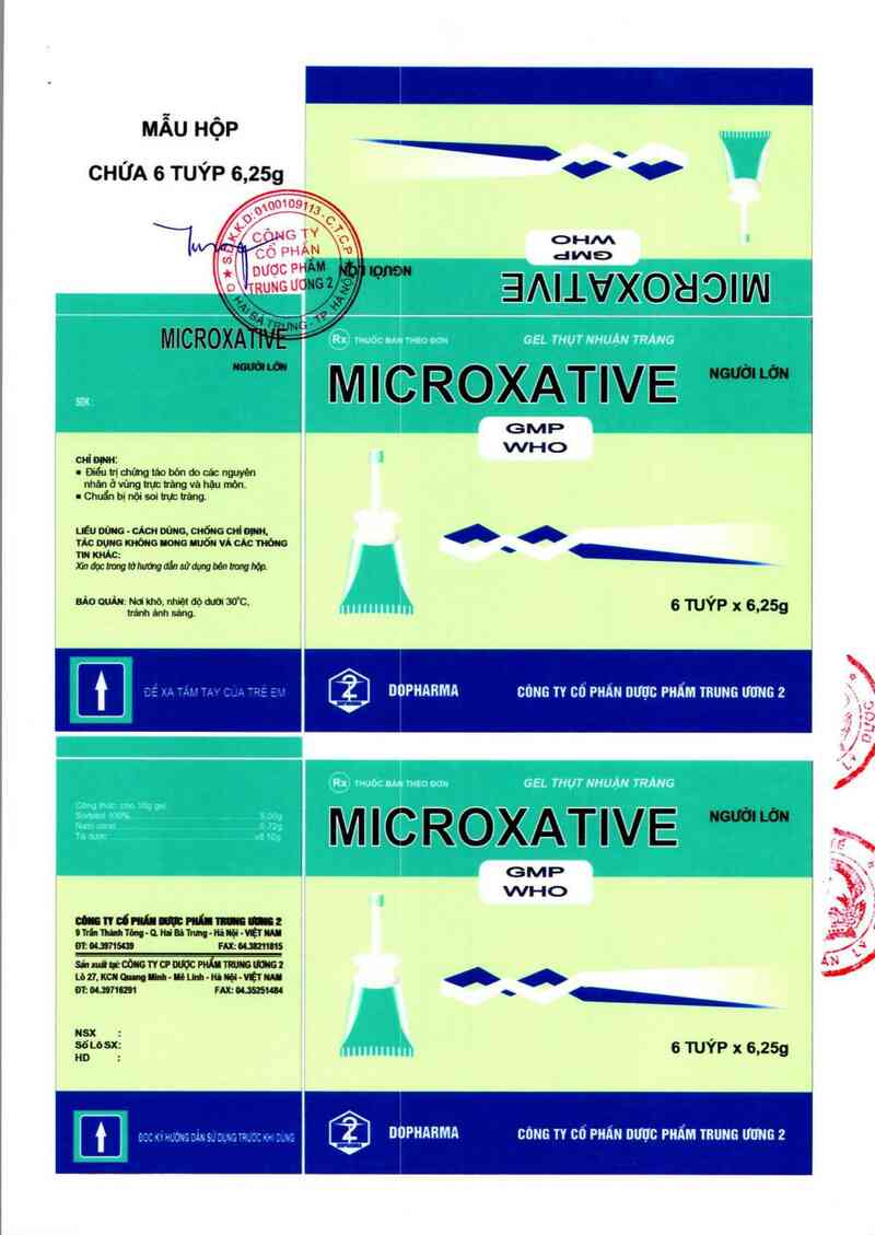 thông tin, cách dùng, giá thuốc Microxative - ảnh 3