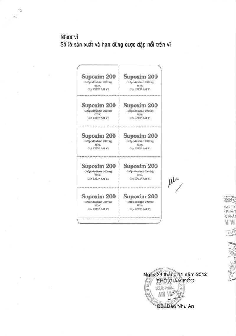 thông tin, cách dùng, giá thuốc Supoxim 200 - ảnh 1