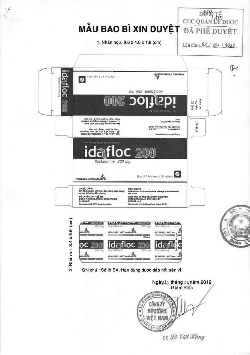 thông tin, cách dùng, giá thuốc Idafloc - ảnh 0