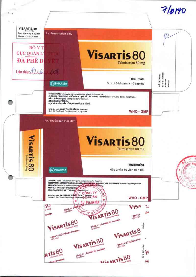 thông tin, cách dùng, giá thuốc Visartis 80 - ảnh 0