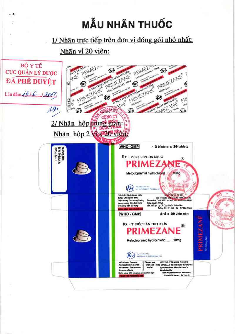 thông tin, cách dùng, giá thuốc Primezane - ảnh 0