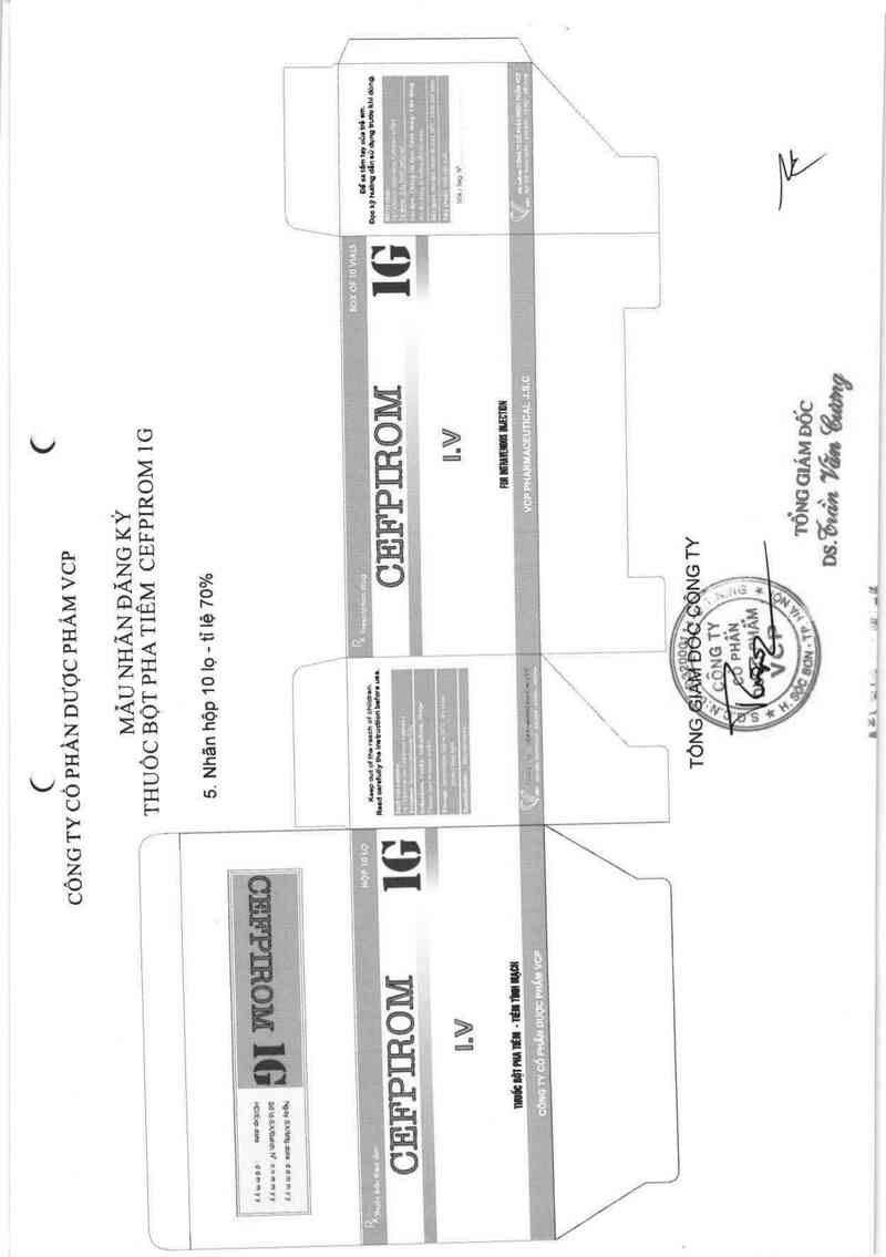 thông tin, cách dùng, giá thuốc Cefpirom 1g - ảnh 3