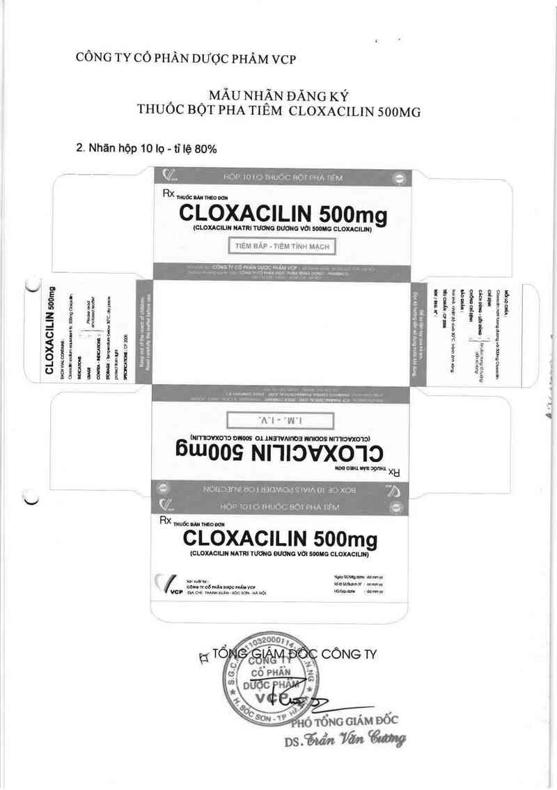 thông tin, cách dùng, giá thuốc Cloxacilin - ảnh 1