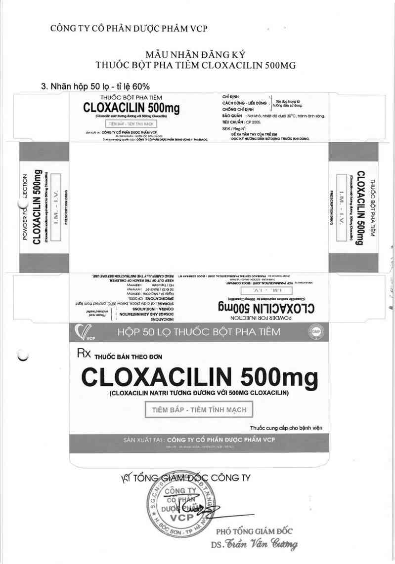 thông tin, cách dùng, giá thuốc Cloxacilin - ảnh 2