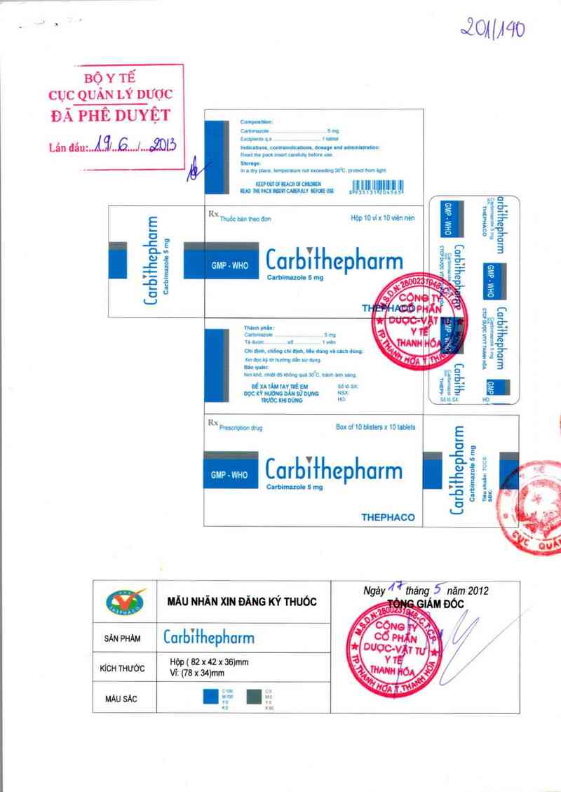 thông tin, cách dùng, giá thuốc Carbithepharm - ảnh 0