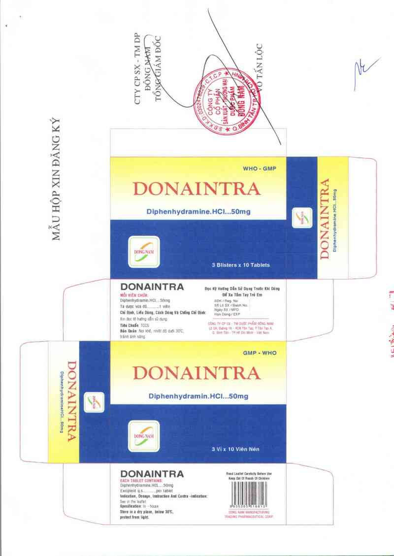 thông tin, cách dùng, giá thuốc Donaintra 50 mg - ảnh 2