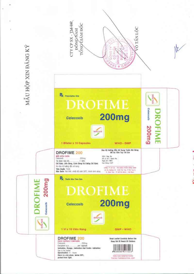 thông tin, cách dùng, giá thuốc Drofime  200 mg - ảnh 3