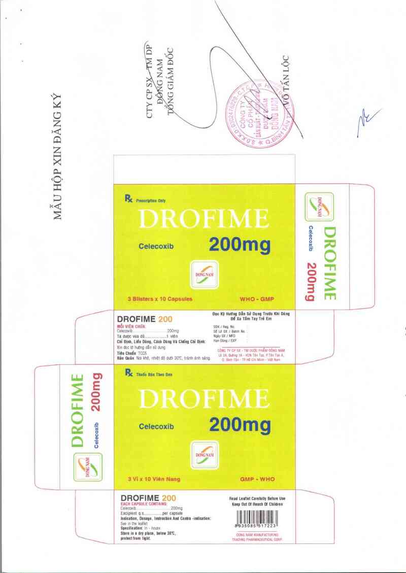 thông tin, cách dùng, giá thuốc Drofime  200 mg - ảnh 5