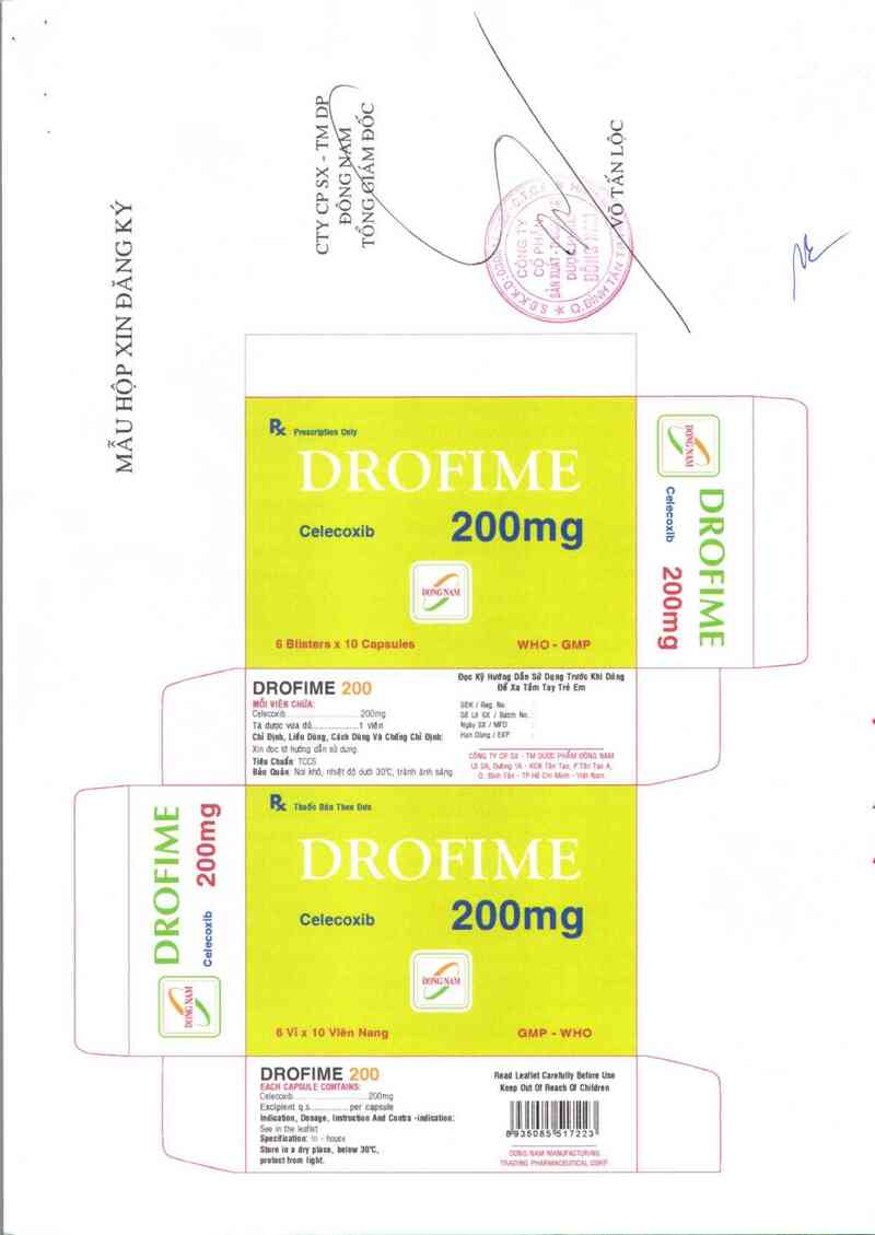 thông tin, cách dùng, giá thuốc Drofime  200 mg - ảnh 6