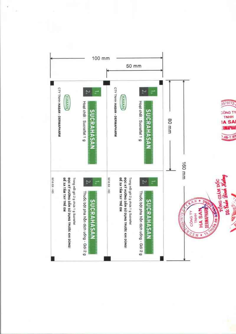 thông tin, cách dùng, giá thuốc Sucrahasan - ảnh 1