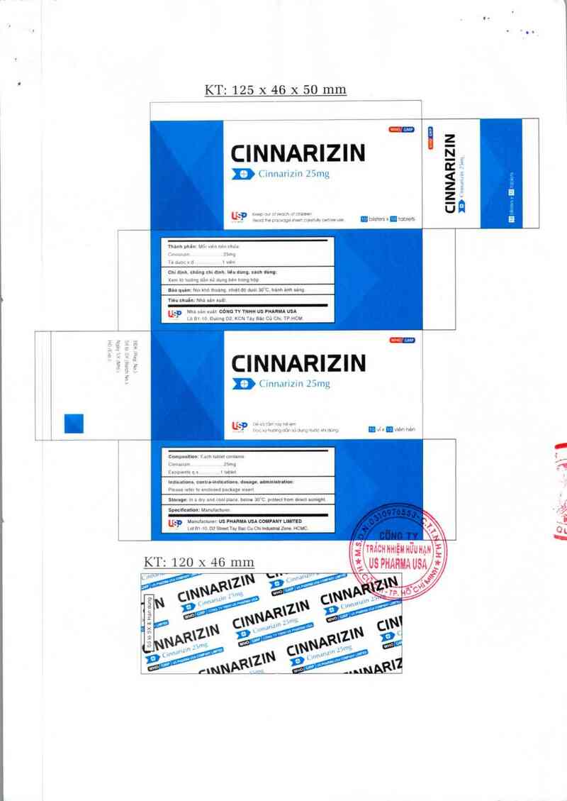 thông tin, cách dùng, giá thuốc Cinnarizin - ảnh 1