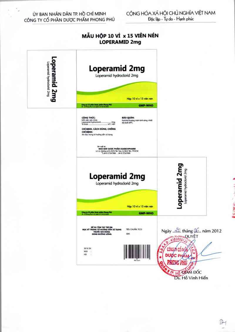 thông tin, cách dùng, giá thuốc Loperamid 2mg - ảnh 2