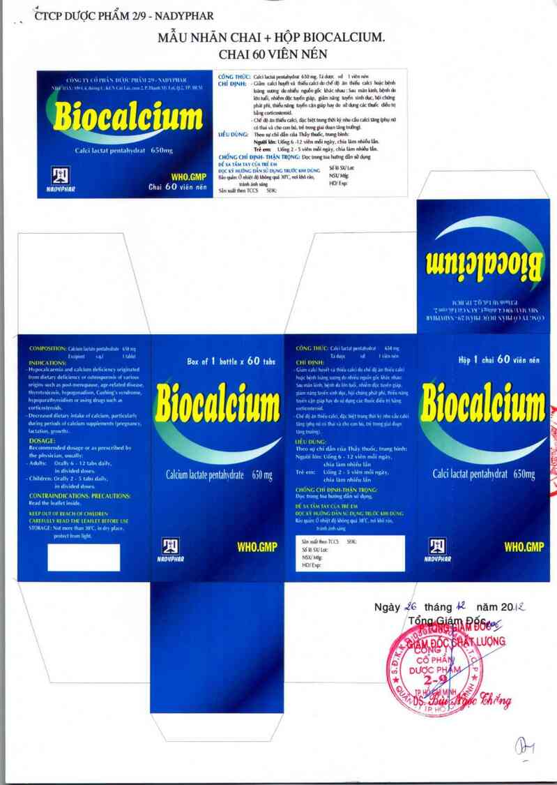 thông tin, cách dùng, giá thuốc Biocalcium - ảnh 3