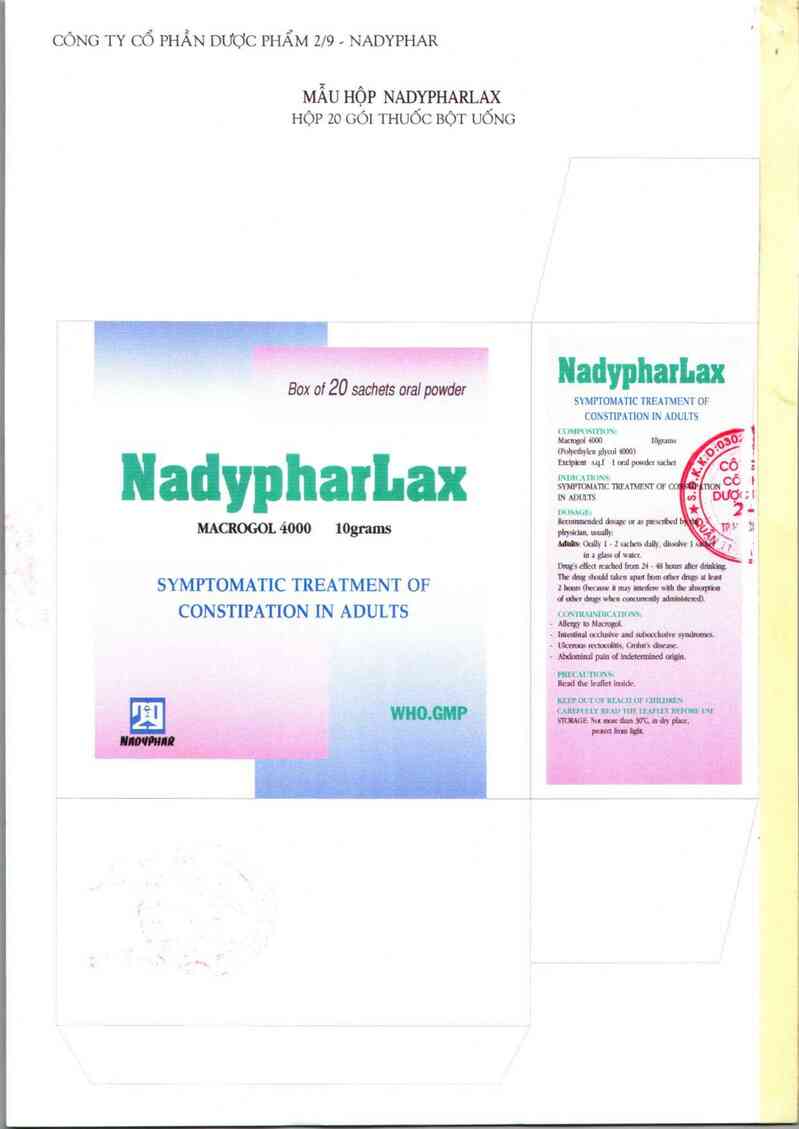 thông tin, cách dùng, giá thuốc Nadypharlax - ảnh 1