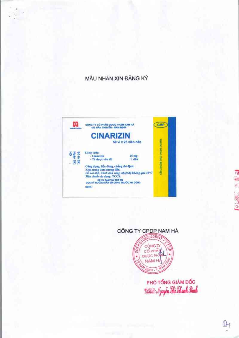 thông tin, cách dùng, giá thuốc Cinarizin - ảnh 2