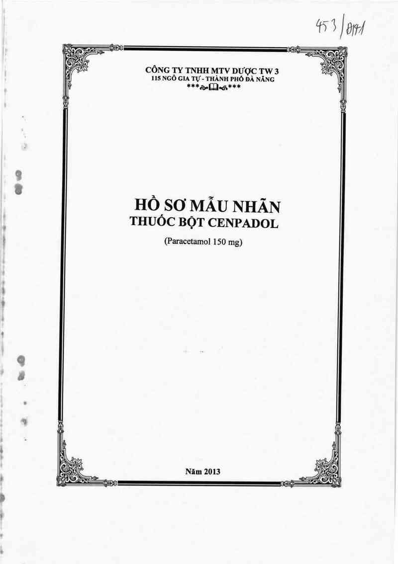 thông tin, cách dùng, giá thuốc Cenpadol - ảnh 0