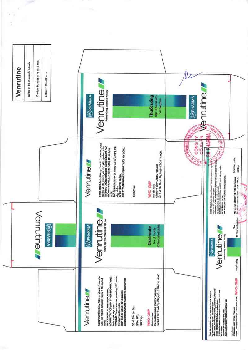 thông tin, cách dùng, giá thuốc Venrutine - ảnh 2