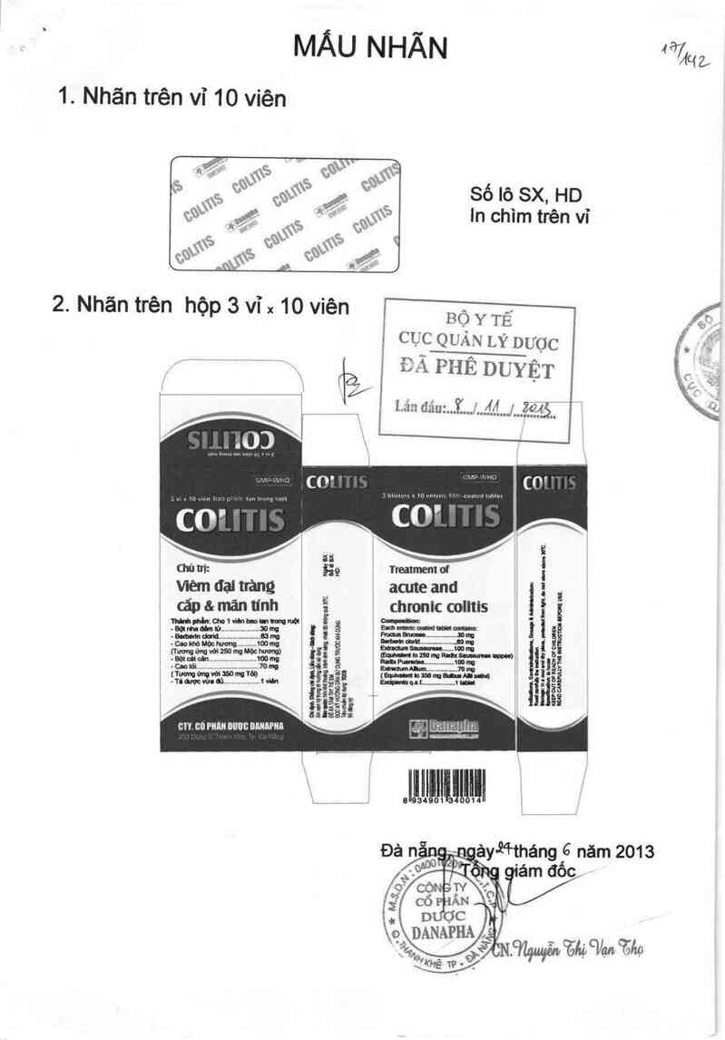 thông tin, cách dùng, giá thuốc Colitis - ảnh 0