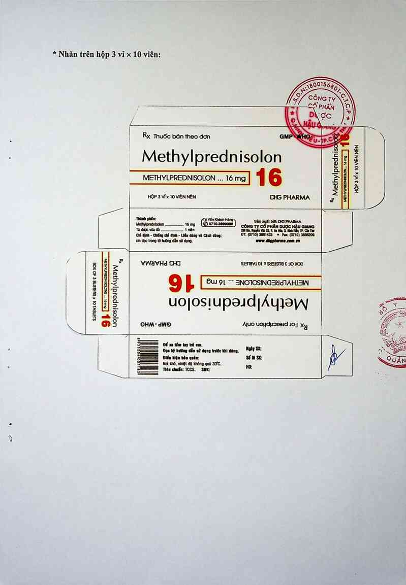 thông tin, cách dùng, giá thuốc Methylprednisolon 16 - ảnh 2