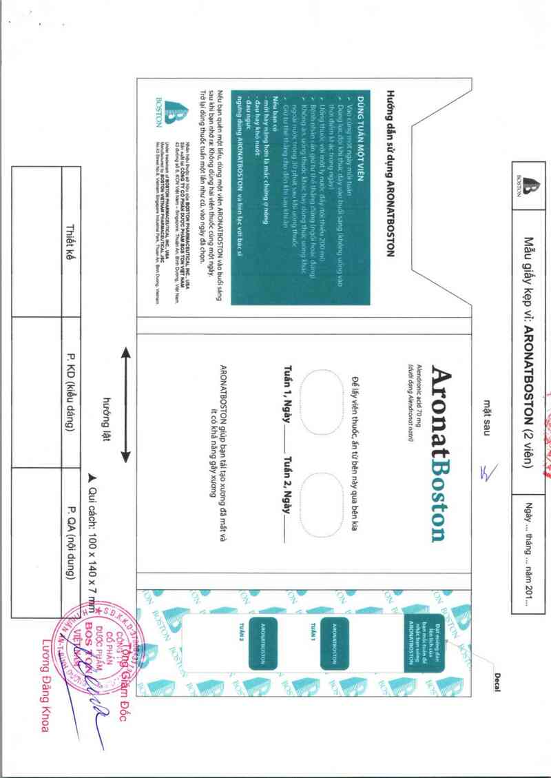 thông tin, cách dùng, giá thuốc Aronatboston - ảnh 2