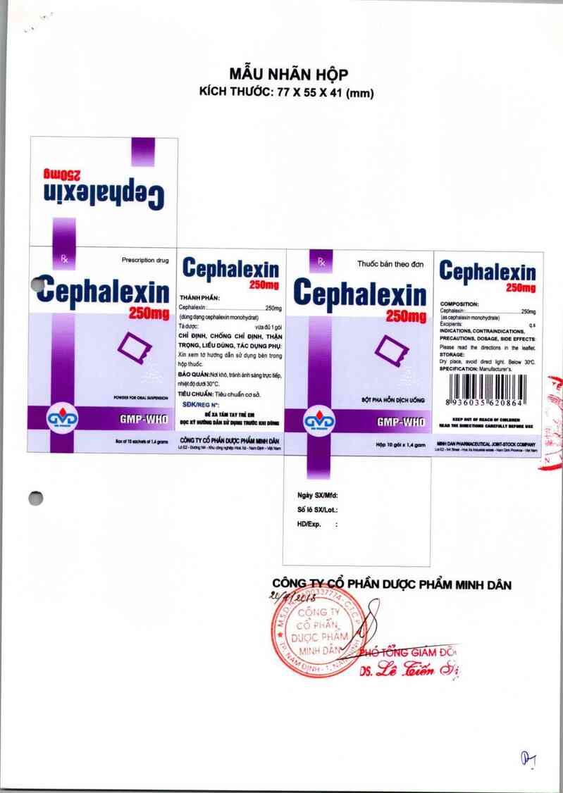 thông tin, cách dùng, giá thuốc Cephalexin 250mg - ảnh 2