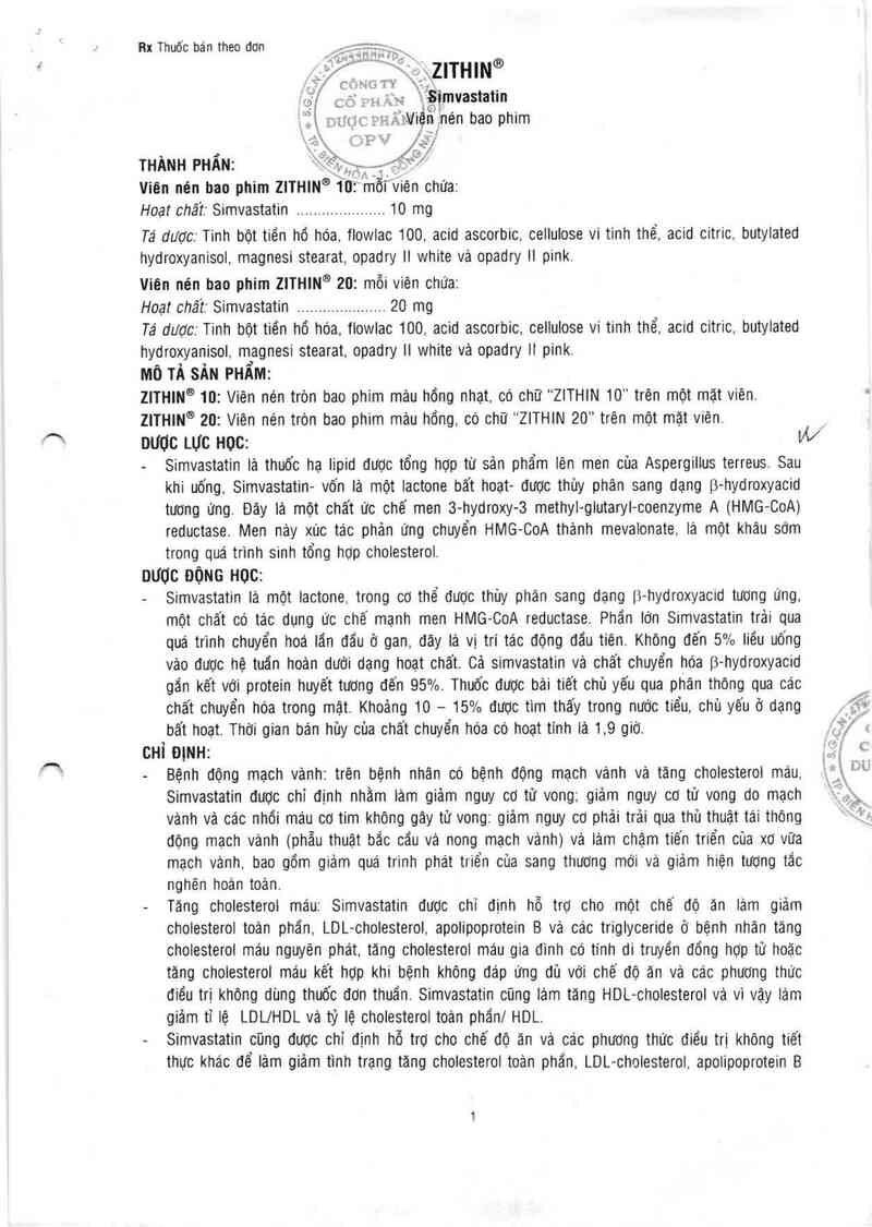 thông tin, cách dùng, giá thuốc Zithin 10 - ảnh 1