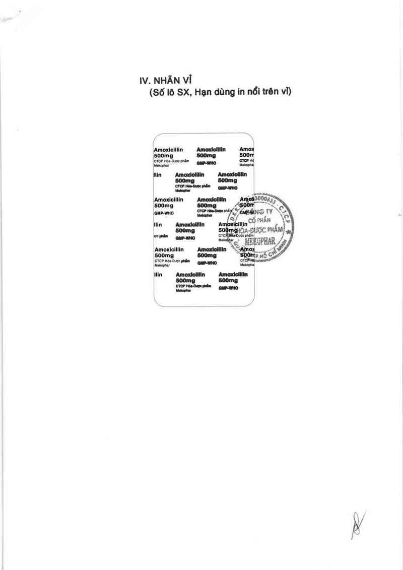thông tin, cách dùng, giá thuốc Amoxicillin 500mg - ảnh 4