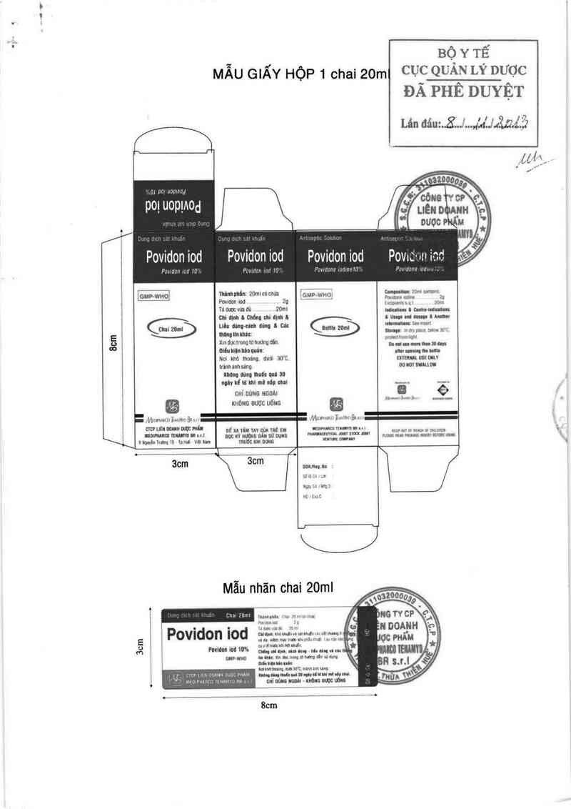 thông tin, cách dùng, giá thuốc Povidon iod - ảnh 0