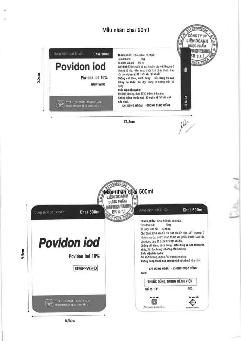 thông tin, cách dùng, giá thuốc Povidon iod - ảnh 2