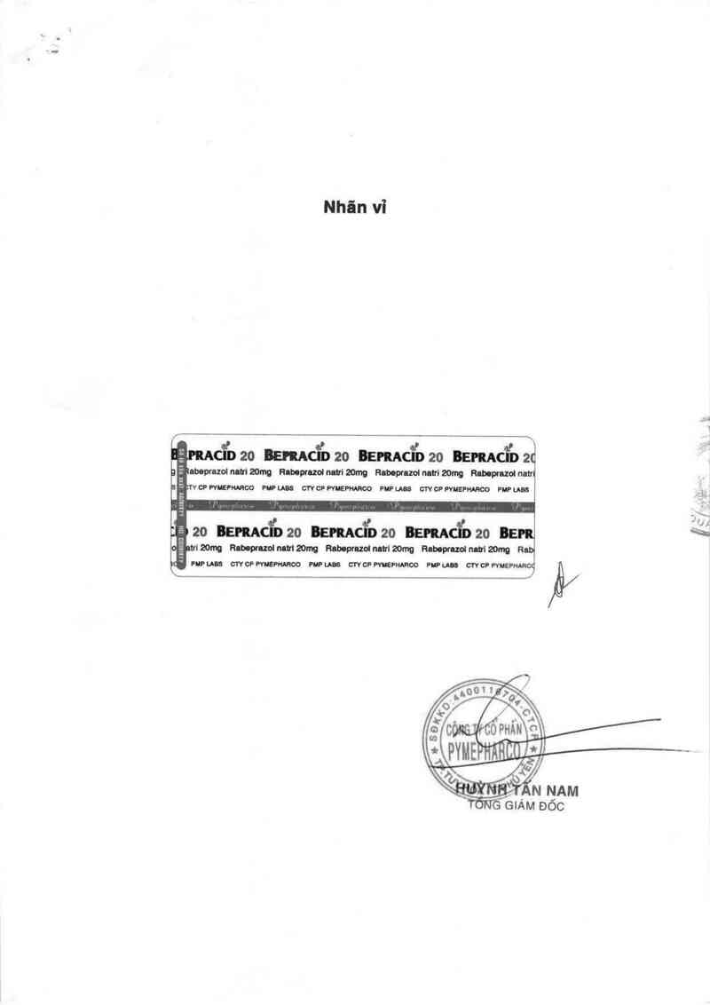 thông tin, cách dùng, giá thuốc Bepracid 20 - ảnh 1