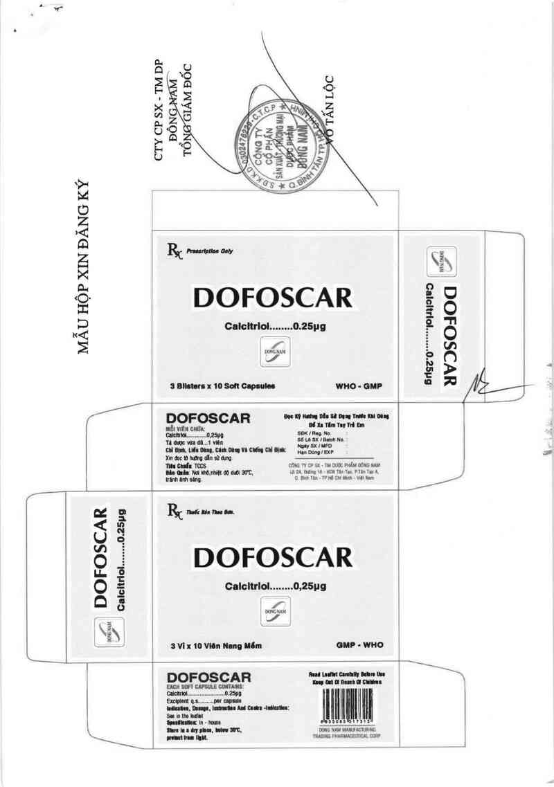 thông tin, cách dùng, giá thuốc Dofoscar 0,25 mcg - ảnh 4