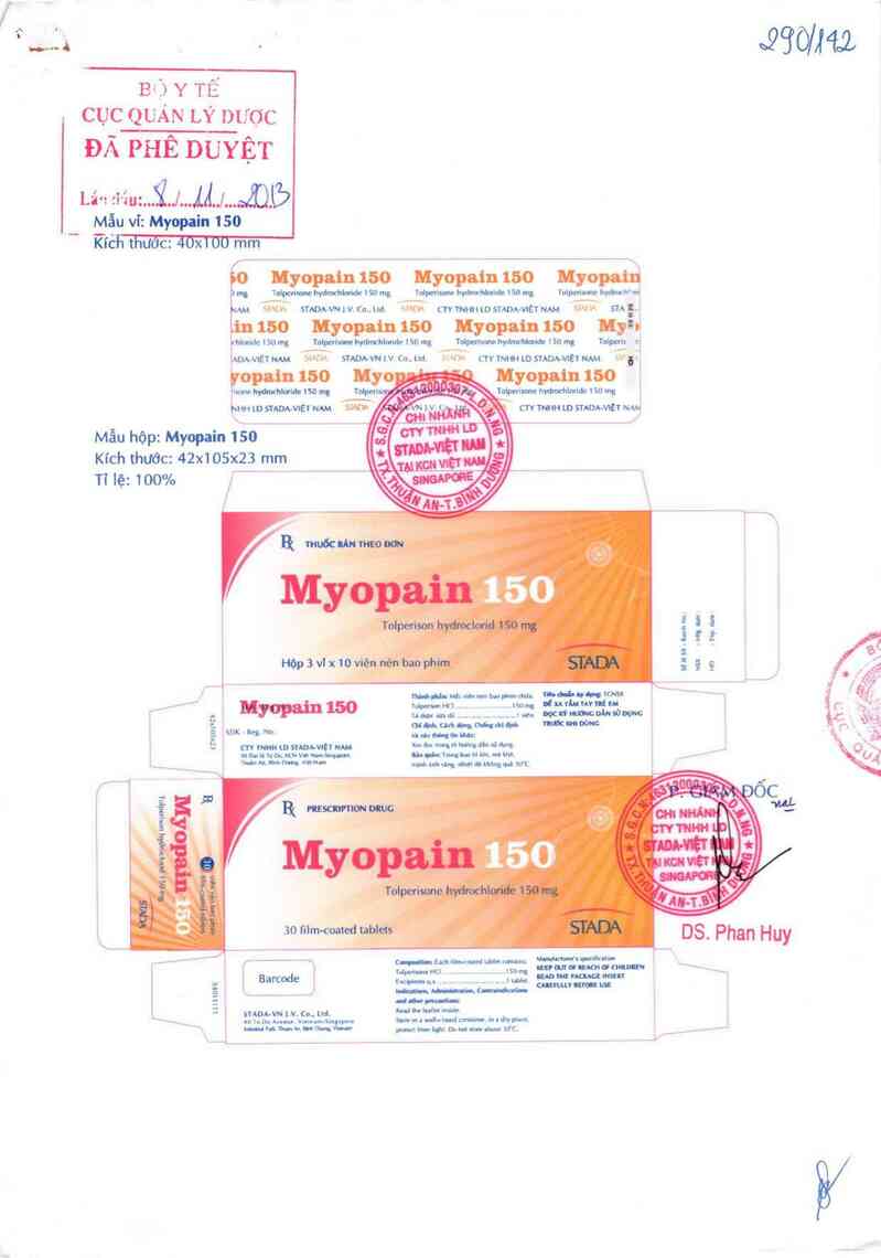 thông tin, cách dùng, giá thuốc Myopain 50 - ảnh 0