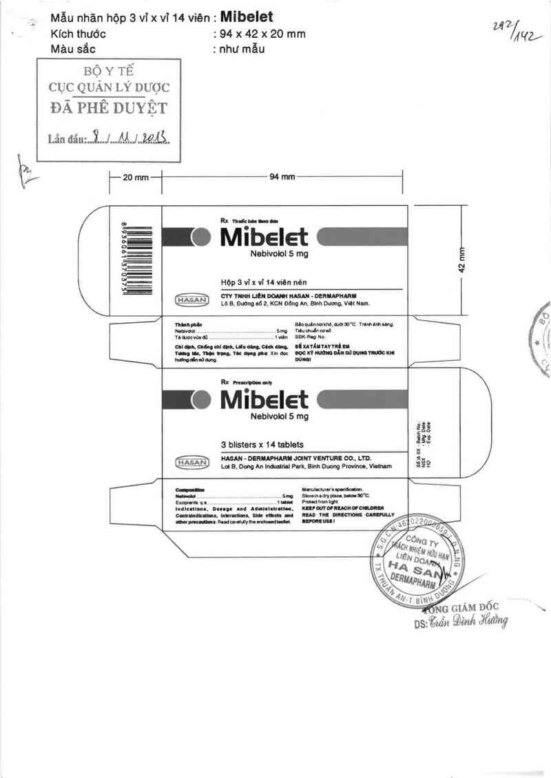 thông tin, cách dùng, giá thuốc Mibelet - ảnh 0