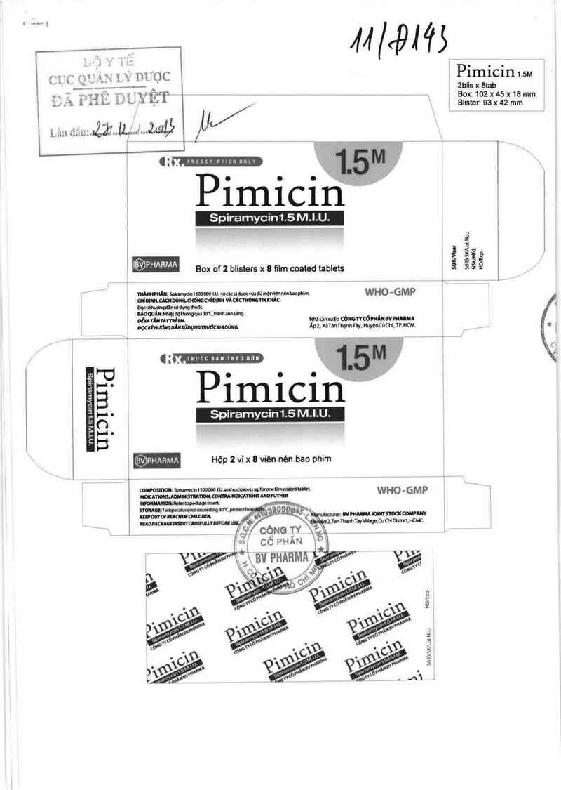 thông tin, cách dùng, giá thuốc Pimicin 1.5 M - ảnh 0