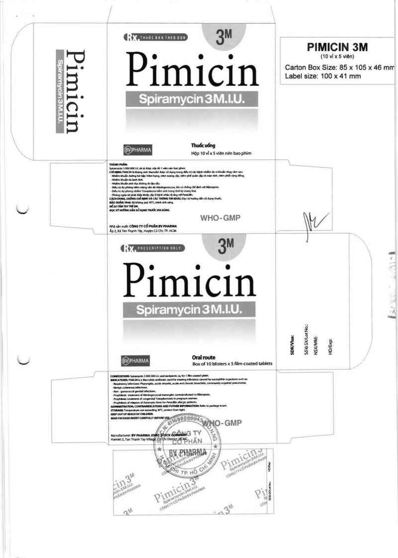 thông tin, cách dùng, giá thuốc Pimicin 3M - ảnh 2