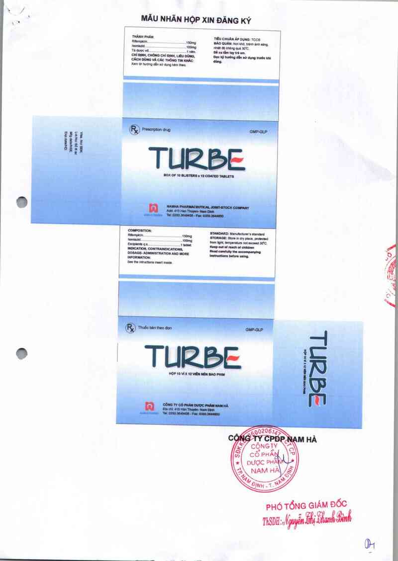 thông tin, cách dùng, giá thuốc Turbe - ảnh 1