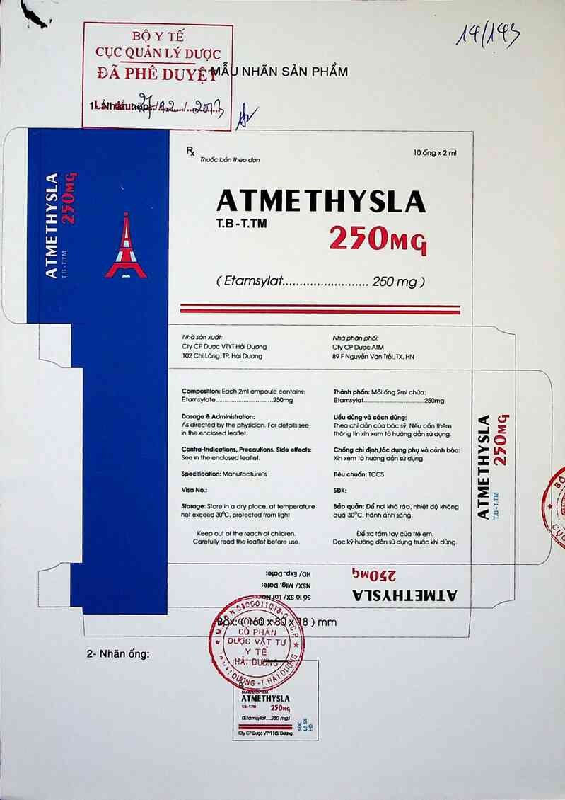 thông tin, cách dùng, giá thuốc Atmethysla 250mg - ảnh 0