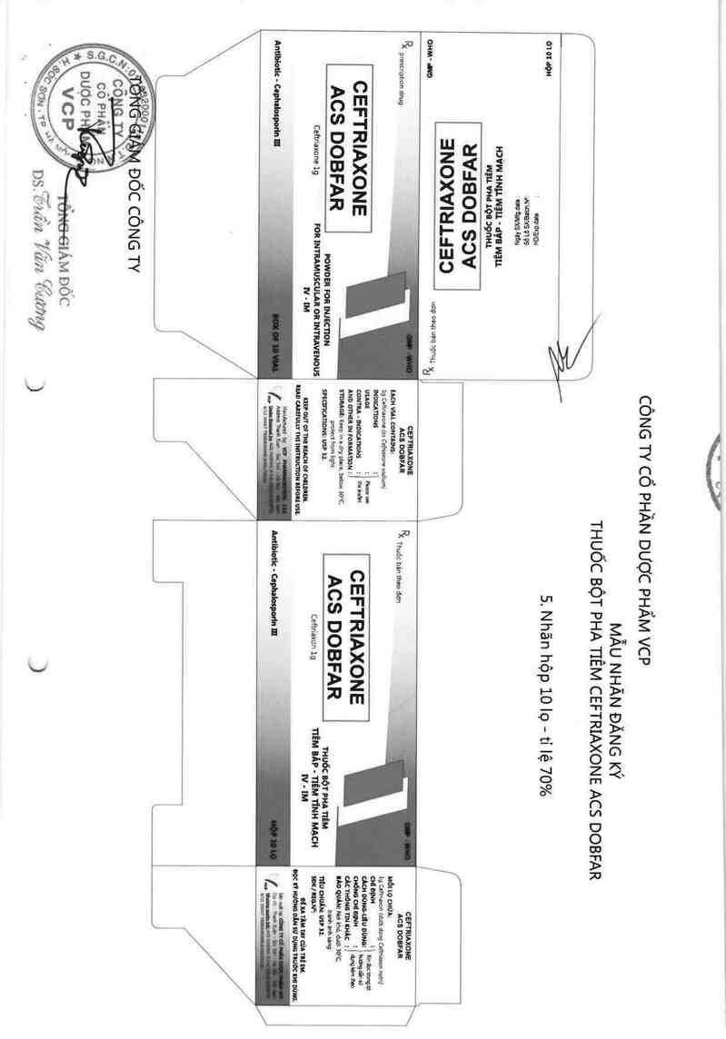 thông tin, cách dùng, giá thuốc Ceftriaxone ACS Dobfar - ảnh 4