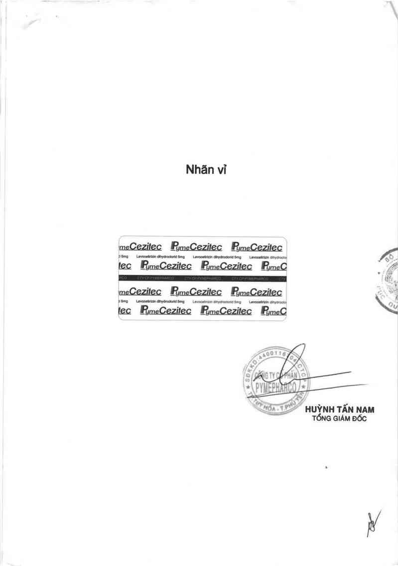 thông tin, cách dùng, giá thuốc PymeCEZITEC - ảnh 1