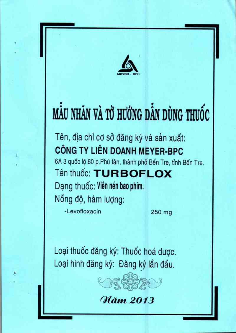 thông tin, cách dùng, giá thuốc Turboflox - ảnh 0