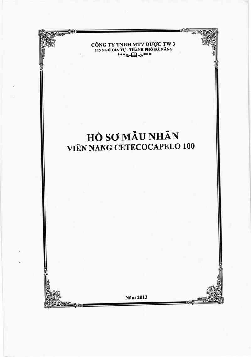 thông tin, cách dùng, giá thuốc Cetecocapelo 100 - ảnh 0